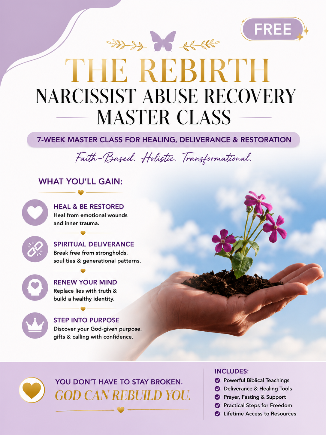 THE REBIRTH NARCISSIST ABUSE RECOVERY MASTER CLASS